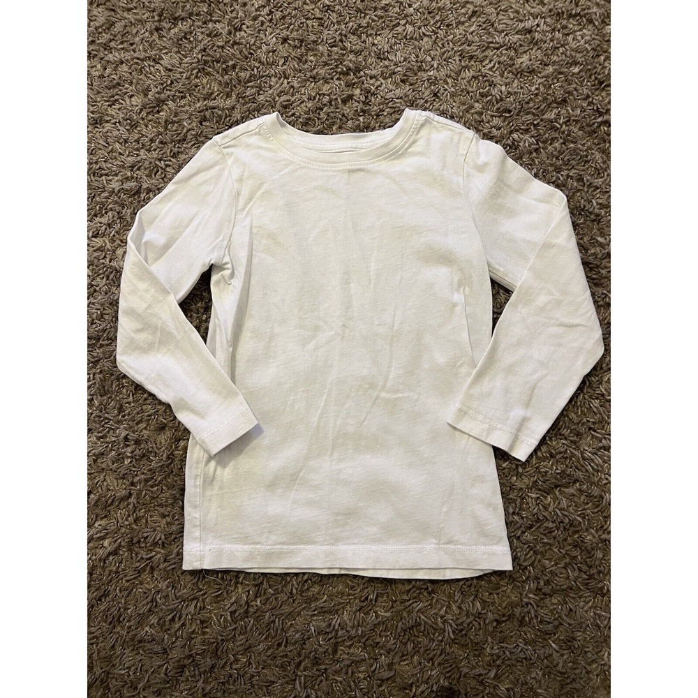 Kids‎ Primary Brand Long Sleeve White Shirt Size 4-5